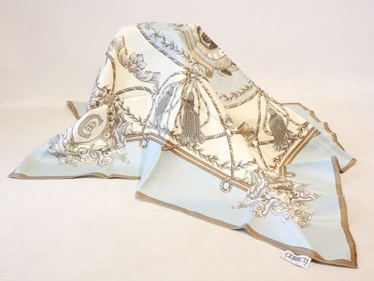 CERRUTI Club
Silk square with passementerie...