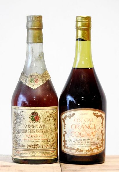 2 bouteilles
1 Cognac Grande fine champagne...
