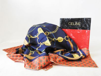 CELINE - Paris
Foulard en soie à décor de...