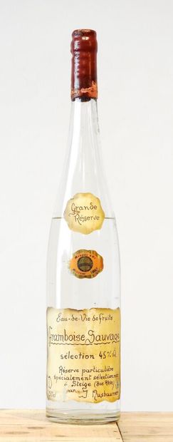 1 bouteille
Eau de vie framboise sauvage...