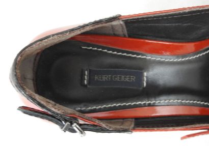 Kurt GEIGER
Paire d'escarpins vernis noir...