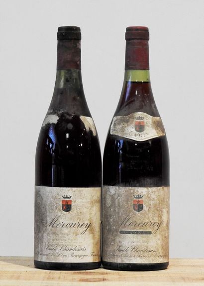 2 bouteilles
Mercurey - Emile Chandesais.
Mercurey...