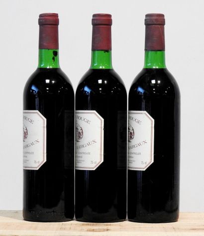 3 bouteilles
Pavillon rouge - Château Margaux...