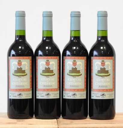 4 bottles 
Château de Camarsac - Bordeaux...