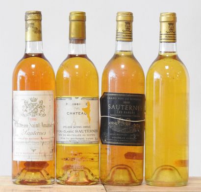4 bouteilles
Sauternes - Les Sables - 1982
Sauternes...