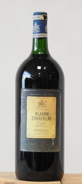 1 magnum
Blason Timberley - cuvée du 623e...