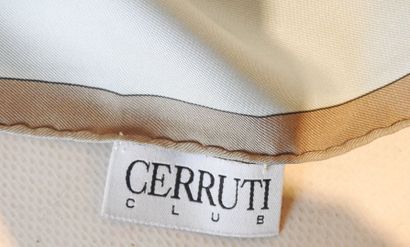 CERRUTI Club
Silk square with passementerie...