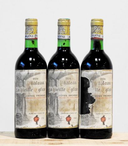3 bouteilles 
Château La Vieille Eglise -...