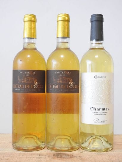 3 bottles
2 Château de l'Ecole - Sauternes-...