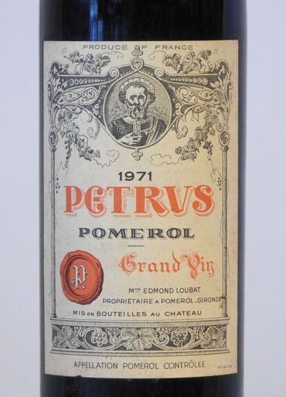1 bottle
Château Petrus - Pomerol - 1971
Minor...