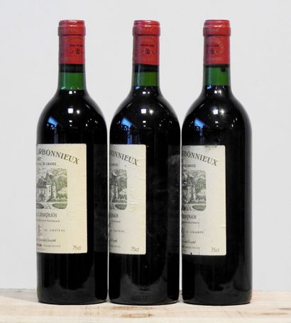 3 bouteilles
Château Carbonnieux - Pessac-Léognan...