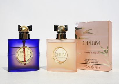 YVES SAINT LAURENT
Reunion of 2 perfume bottles...