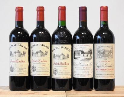 5 bouteilles
2 Château Pailhas - Saint-Emilion...