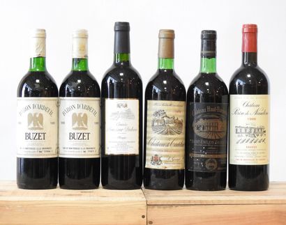 6 bottles
2 Baron d'Ardeuil - Buzet - 1986
Cuvée...