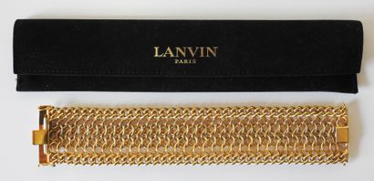 LANVIN - Paris
Gold-plated flexible mesh...