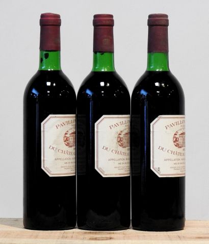 3 bouteilles
Pavillon rouge - Château Margaux...