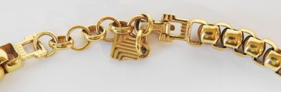 LANVIN 
Lot in gilded metal including 1 bracelet...