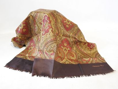 Christian DIOR
Paisley silk scarf in shades...