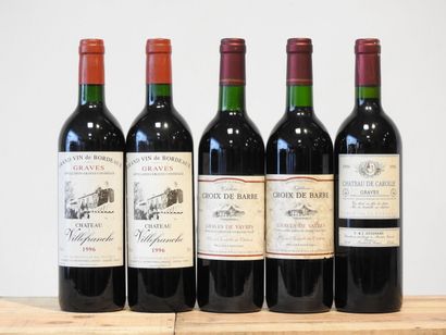 5 bouteilles
2 Château Villefranche - Graves...