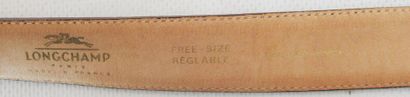 LONGCHAMP - Paris
Ceinture en cuir marron...