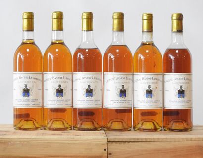 6 bottles 
Château Bastor-Lamontagne - Sauternes...