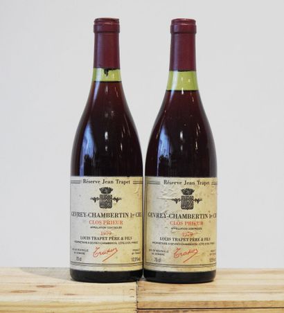2 bouteilles
Gevrey Chambertin 1er cru -...