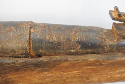 Carabine à verrou BERTHIER modèle 1892 modifié...