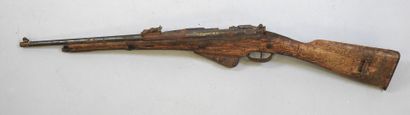 Carabine à verrou BERTHIER modèle 1892 modifié...