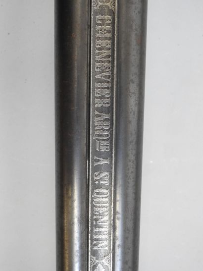 Fusil à piston CHENEVIER (arquebusier à Saint...