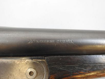 Fusil artisanal français GAUCHER canons juxtaposés...