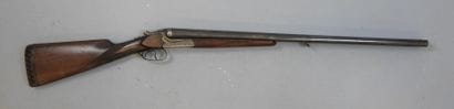 Fusil MERKEL à canons juxtaposés, cal. 12/70....