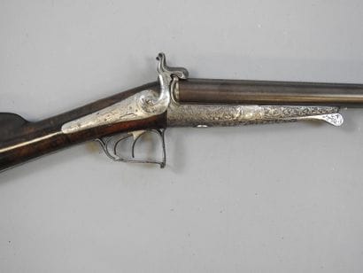Fusil à broche LEFAUCHEUX, calibre 12. Canon...