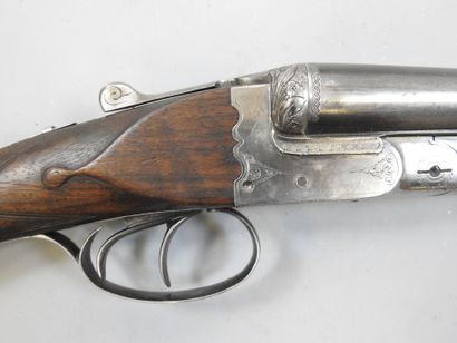 Fusil juxtaposé Stéphanois, calibre 16/65,...