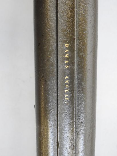 Fusil à chiens extérieurs, calibre 16. Marqué...