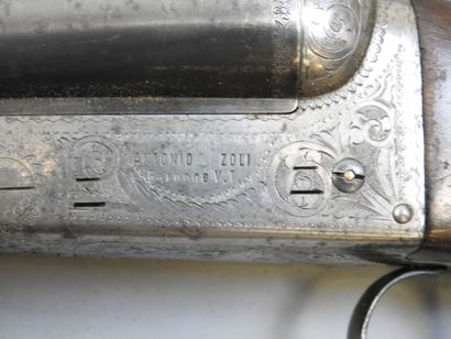 Fusil juxtaposé ANTONIO ZOLI, calibre 12/70,...