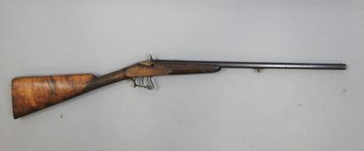 Fusil à percussion centrale et canon octogonal,...