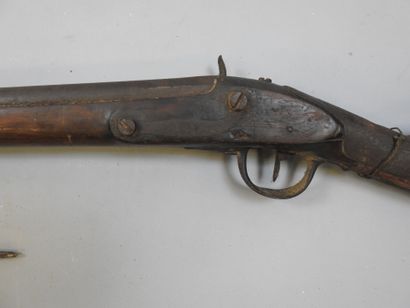 Epave de fusil règlementaire français avec...