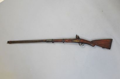 Fusil à silex, calibre non déterminé. Mauvais...