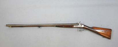 Canardière à piston, calibre 8. Canon damas...