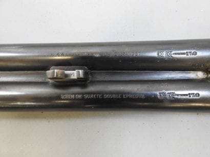 Fusil juxtaposé GIRARD, artisan Stéphanois,...