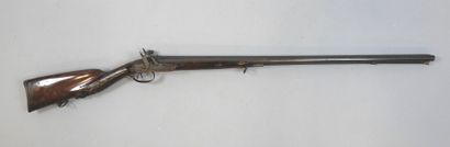Fusil à piston XIXème, calibre non déterminé....