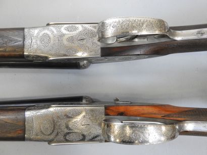 Paire de fusils à platines G. GRANGER vendu...