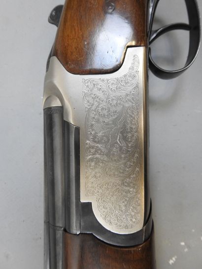 Fusil superposé LAMBERT, calibre 12/70, éjecteur,...
