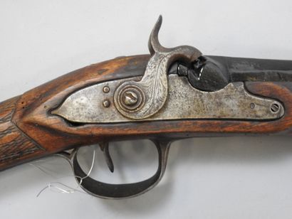 Fusil à chien extérieur, calibre non déterminé...