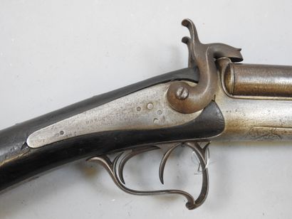 Fusil à broche, calibre 24. Canon en acier...