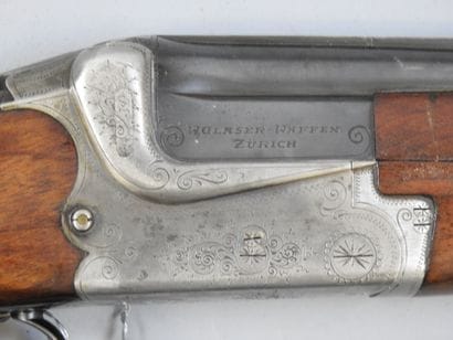 Fusil MERKEL (Suhl), calibre 16. Canon marqué...