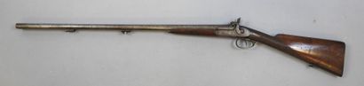 Fusil à chiens extérieurs, calibre 16 présumé,...