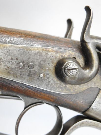 Fusil VERNEY CARRON à chiens extérieurs,...