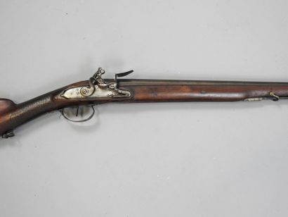 Fusil à silex, calibre 20. Canon lisse de...