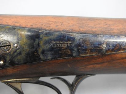 Fusil à chiens extérieurs, calibre 16 à broche,...